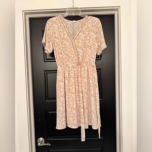 Sienna Sky Floral Wrap Mini Dress